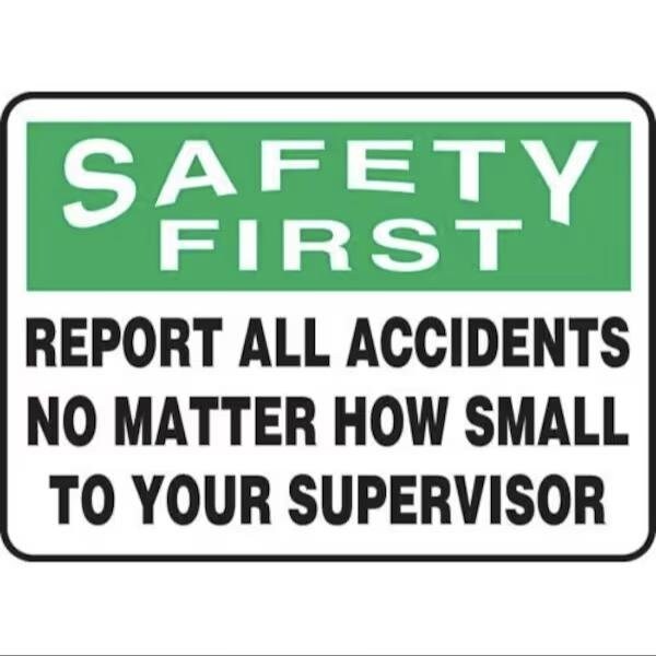 Accuform OSHA SAFETY FIRST SAFETY SIGN FRMGNF984VP FRMGNF984VP - main